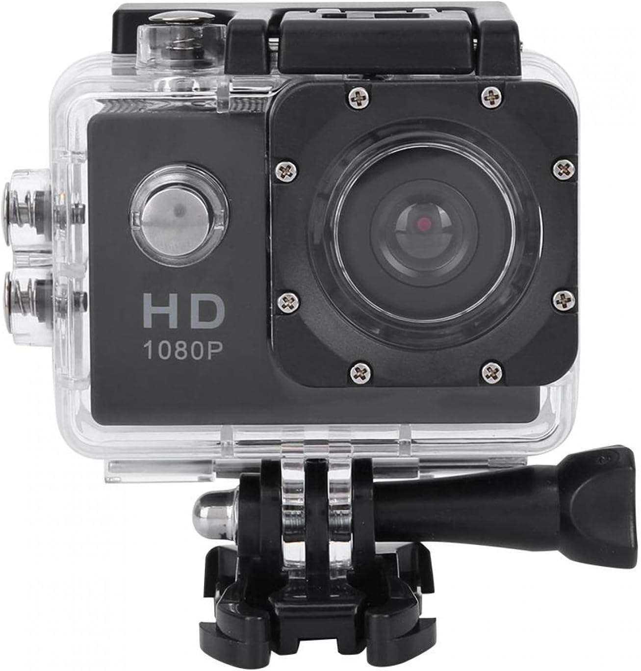 VBESTLIFE Action Camera, 1080P 12MP Action Camera, Wide Angle Lens Camera Underwater Adventure Camera, 2.0 Inch TFT LCD HD Screen
