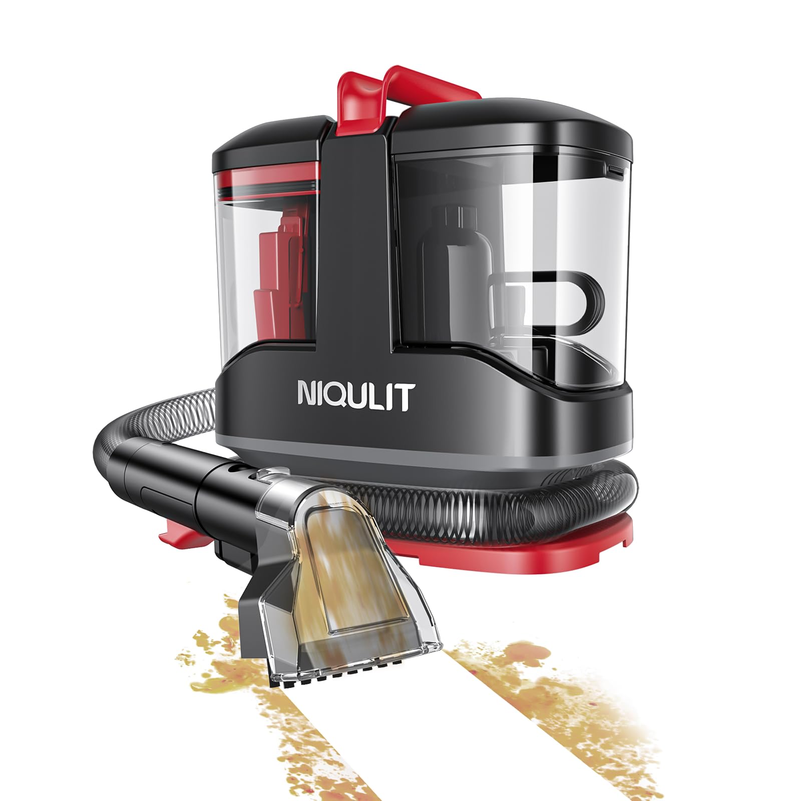 Spot Cleaning Machine with Self-Cleaning System 2 Brush Heads for Rug Couch Car Pet Stains Hair