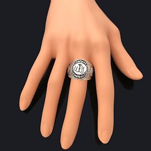 ATDMEI Muslim Allah Islam Ring - Stainless Steel Gold Plated, Sizes 6-12, With Gift Bag - View #7