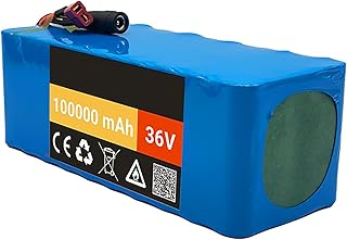 Lithium Battery,36V 10S4P 100Ah,Batterie Lithium pour véhicules électriques,Batterie Lithium pour cyclomoteur,Convient aux vélos électriques,cyclomoteurs et vélos équilibre XT60