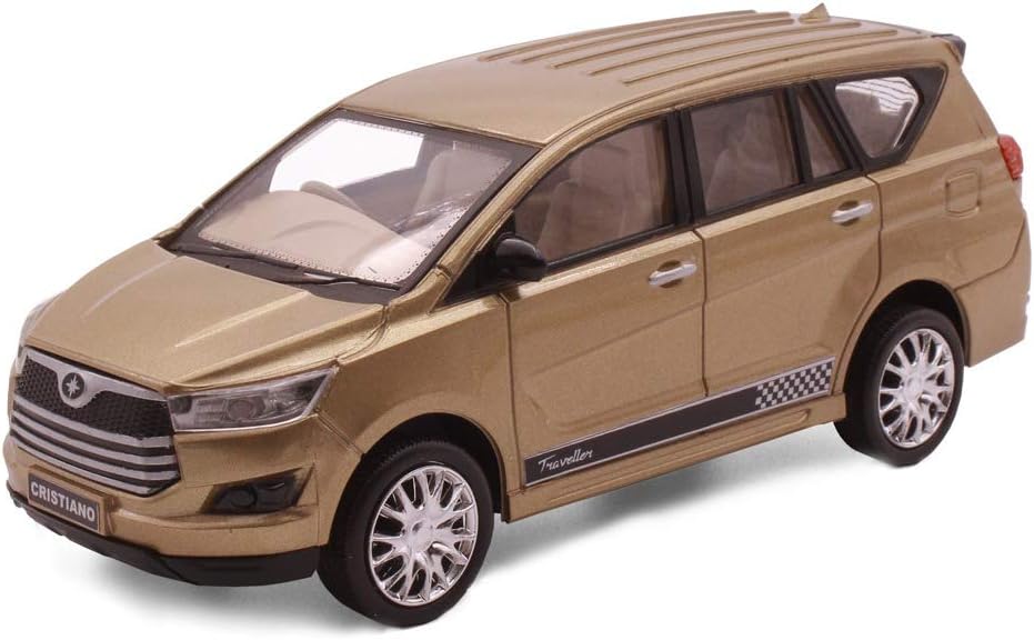 Amisha Gift Gallery All New Innova Crysta Car Toys for Boys Toys Pull Back Model Car Toy for Kids Colour Assorted, As Per Availability (Gold)