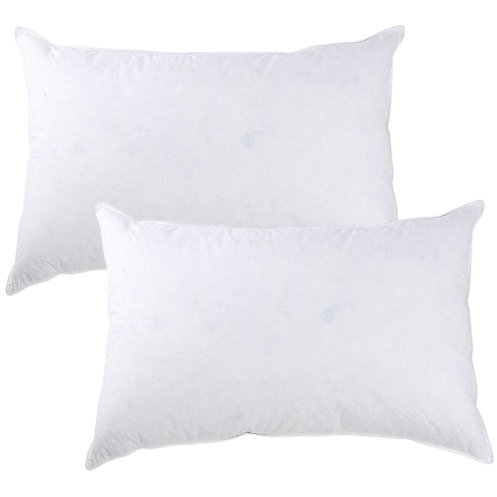 Oreillers d'hôtel lot de 2 coussins de lit doux 30x50 cm pour canapé