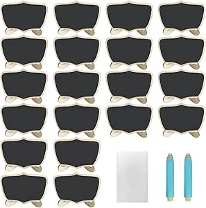 Ini Chalkboard Signs, 12Pcs Chalk Boards For Tables, Wooden Eo - View #10