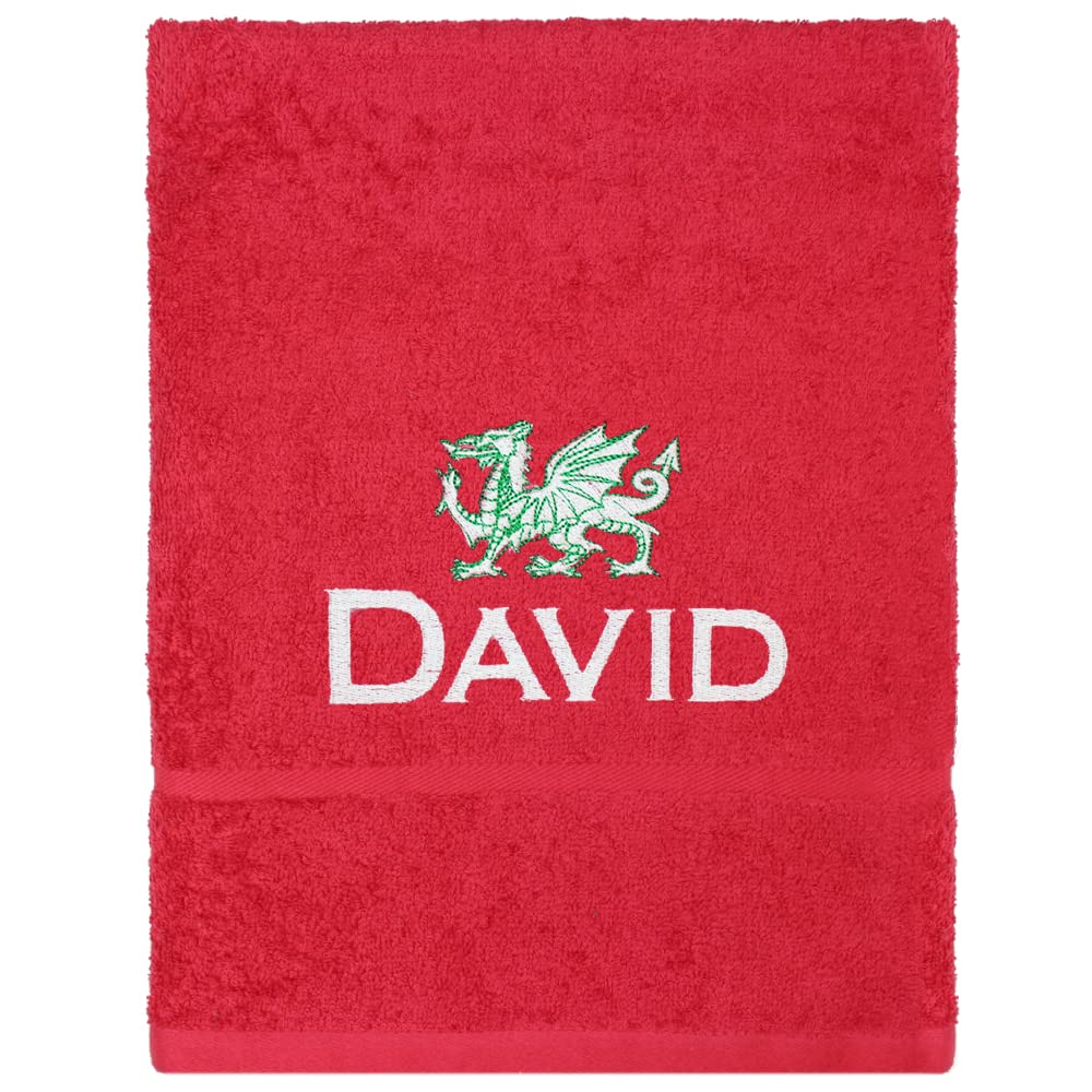 Teddyt's Wales Personalised Rugby Nations Super Absorbent Hand Towel (Wales)