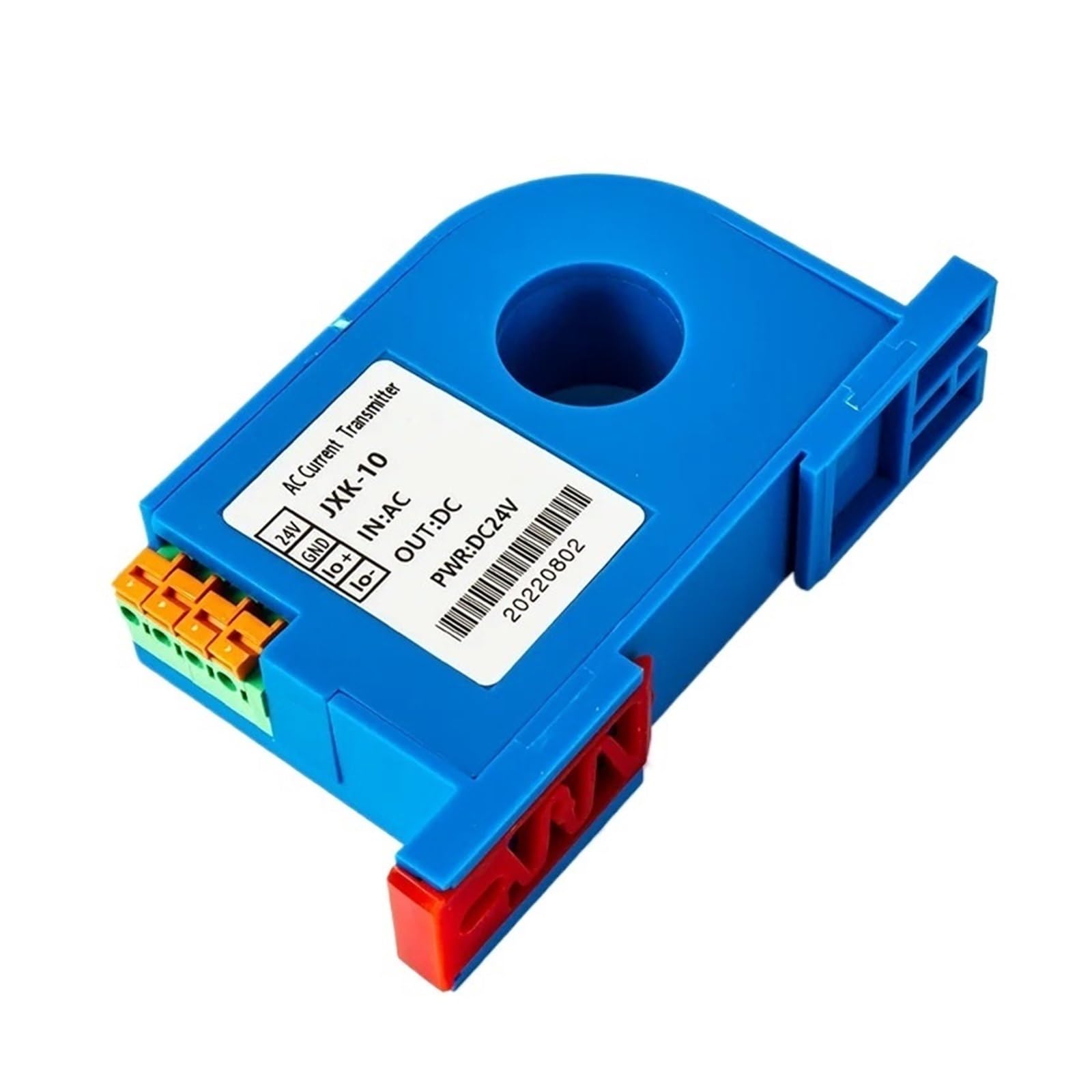 Current sensors, Aperture 22mm Transmitter Input 5A 10A 20A 50A 100A DC24V Power Output 4-20mA 0-20mA Current Sensor(Dc 020a,020MA OUTPUTDC24V)