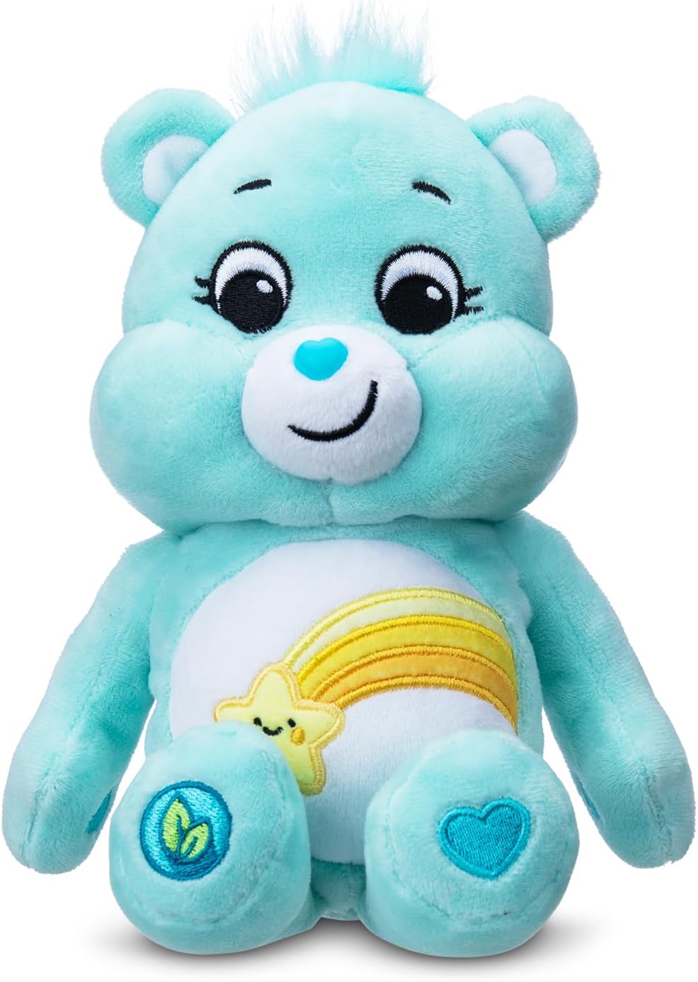 Care Bears 22034 9 Inch Bean Plush Wish Bear, Collectable Cute Plush Toy, Cuddly Toys for Children, Soft Toys for Girls and Boys, Cute Teddies Suitable for Girls and Boys Aged 4 Years +