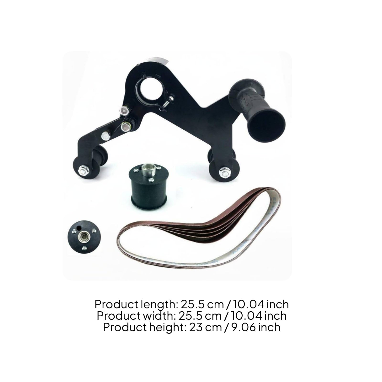 Cabezal Lijador de Banda Grano Múltiple Adaptador Banda Rectangular Accesorio Lijado Tubos, 14MM