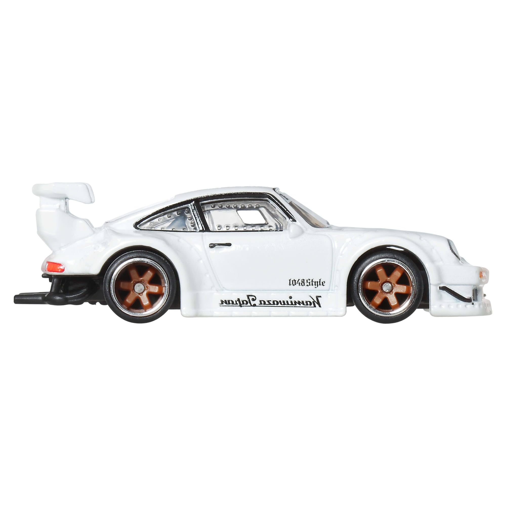 H Hot Wheels Premium Car Culture Kultowe auta Silhouettes Porsche 930 RWB Metalowy samochód zabawka w skali 1:64 z oponami Real Riders, JBK58
