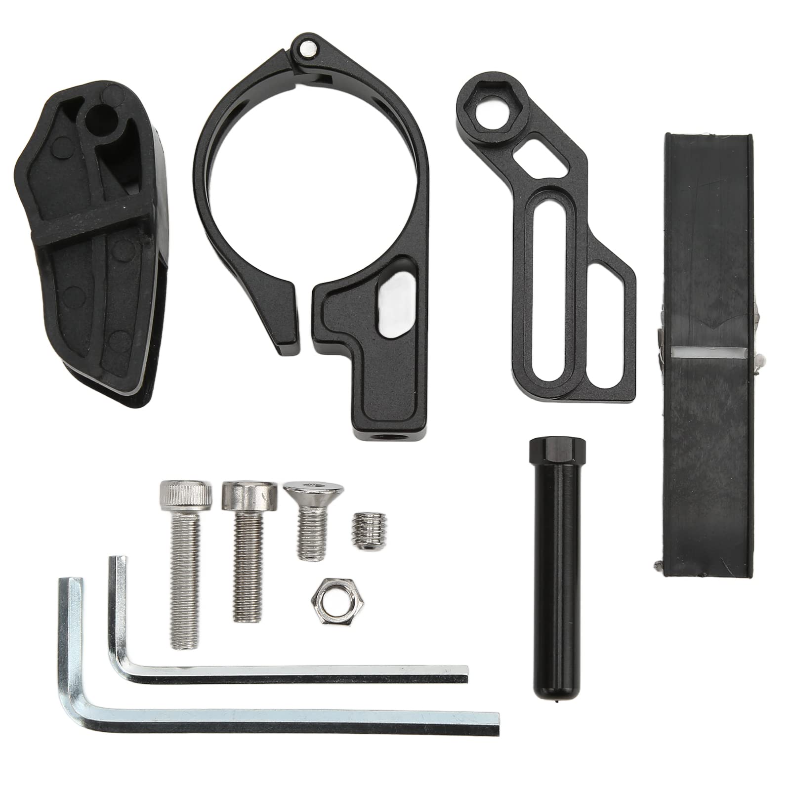 Yuecoom Lebycle Universial Mountain Bike Chain Guide Protector Aluminium Alloy Bike Chain Deflectors (Black)