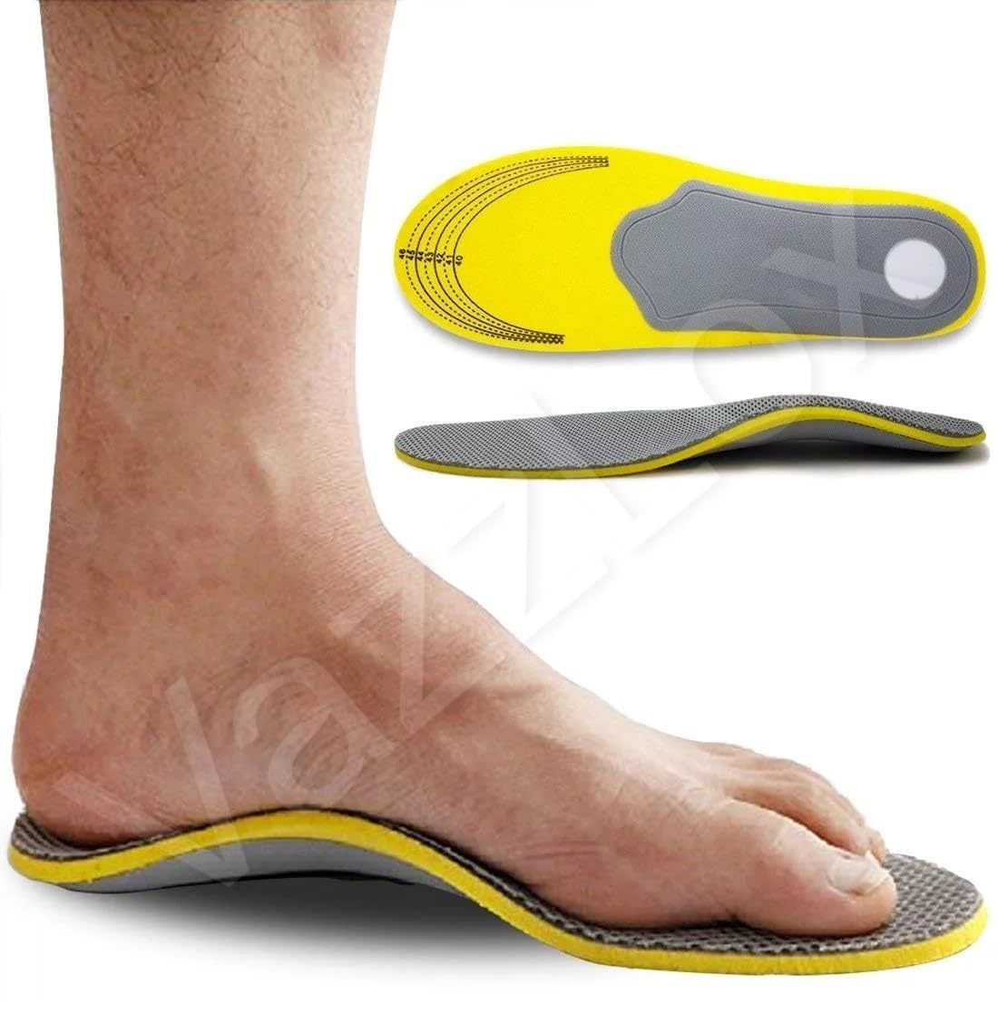 VazzLox Arch Support For Flat Feet Insole For Shoes Men Women Flat Foot Correction Insoles High Arch Support Orthotic Inserts Flat Feet Arch Support Insole Foot Pain Relief Insole (Grey, 35Eu 40Eu) (B0CMCP3NHK) Amazon Price History, Amazon Price Tracker