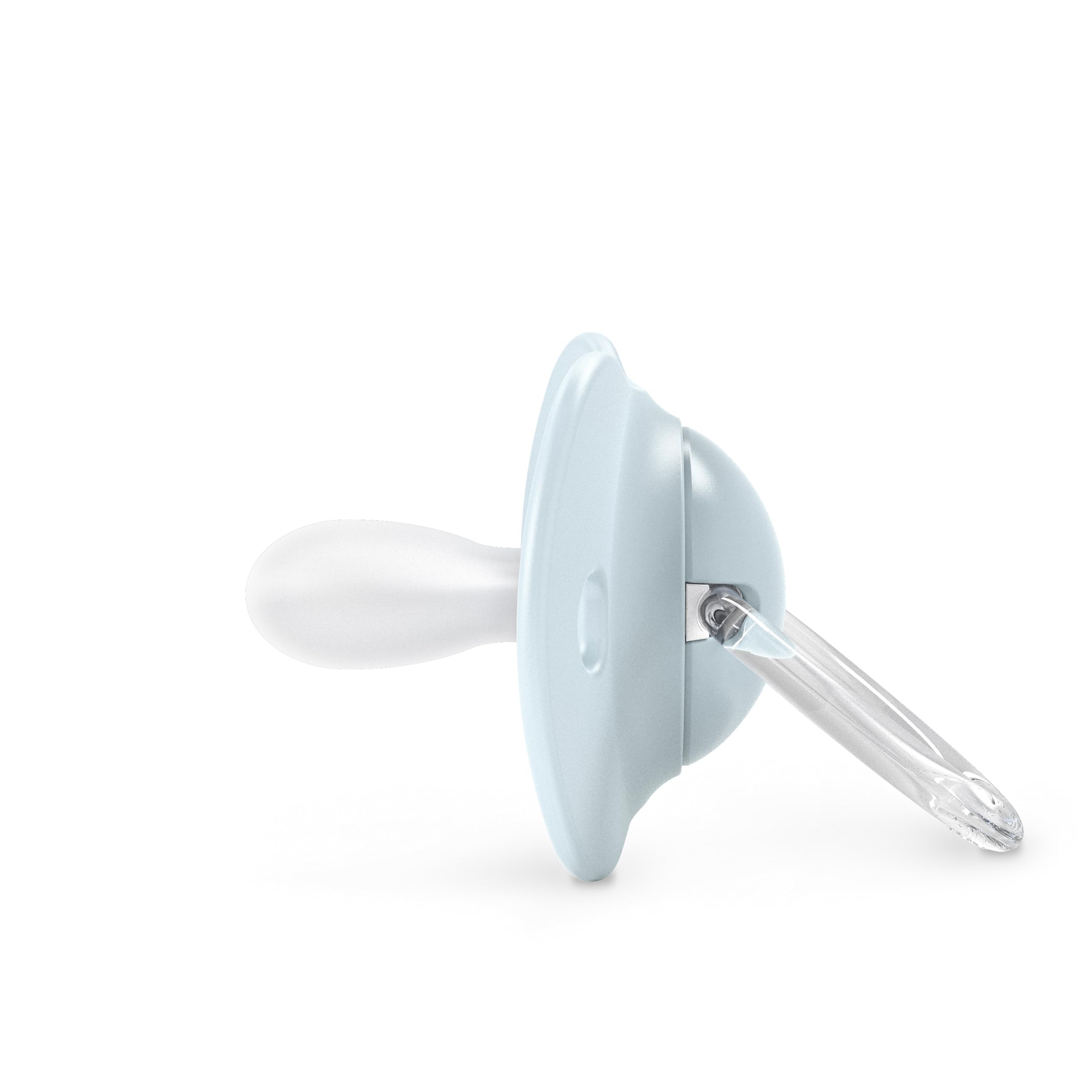 Suavinex Confezione da 2 Ciucci con Tettina Simmetrica in Silicone SX Pro, per Bambini 0-6 Mesi, Ciuccio Neonato, con Tettina Piatta e Flessibile, Dreams Azzurro