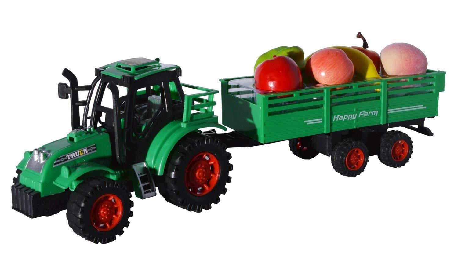 Buy FOROLY Tractor with Real Looking Various Type of Plastic Fruits