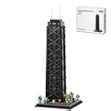 John Hancock Center Chicago Architecture Model Building Blocks Sets The Office Landmarks Skyline Set Toys Collection for Kids Adults 1284Pcs