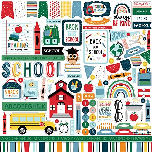 Echo Park Paper Company First Day of School Element Sticker