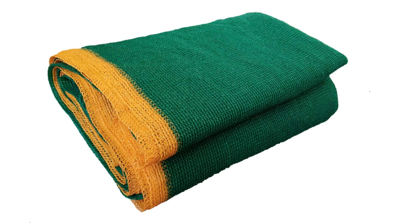 NMK NETS 1.5 M x 12 M Shade Net 50% UV Protected for terrece Garden, Green House, Balcony and Gardening Multipurpose 18 Square Meter (5 x 40 Ft, Green) warp Knitted Fabrics-image-45
