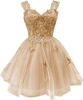 3D Butterfly Short Homecoming Dresses for Teens Off Shoulder DAMA Dresses for Quinceanera Glitter Sequin Prom Dress - Buy now