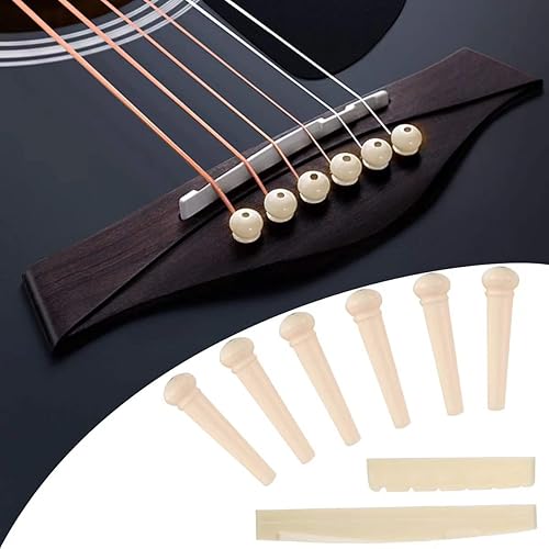 Miniatura 10 de Kit de mantenimiento de guitarra de 77 piezas, herramienta de reparación con bolsa de transporte, grande para guitarra acústica, guitarra eléctrica,
