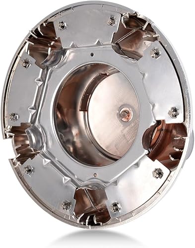 Vista 116 de GRAND ORANGE 4 tapas centrales de rueda cromadas para llantas de remolque de 3 1/4 pulgadas, 3.25 pulgadas, orificio central, rayado ligero Ajuste