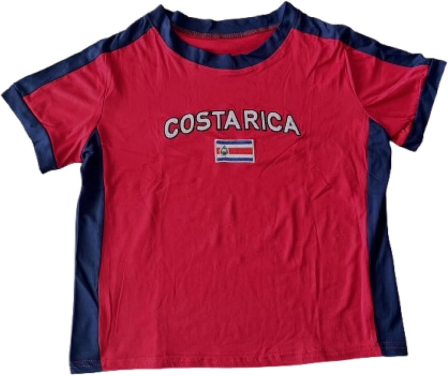 VCM El Salvador Jersey Y2K Baby Tee Graphic Tees for Women Crop Top Slim Fit Vintage Jersey 2000s Summer Going Out Tops - Image 5