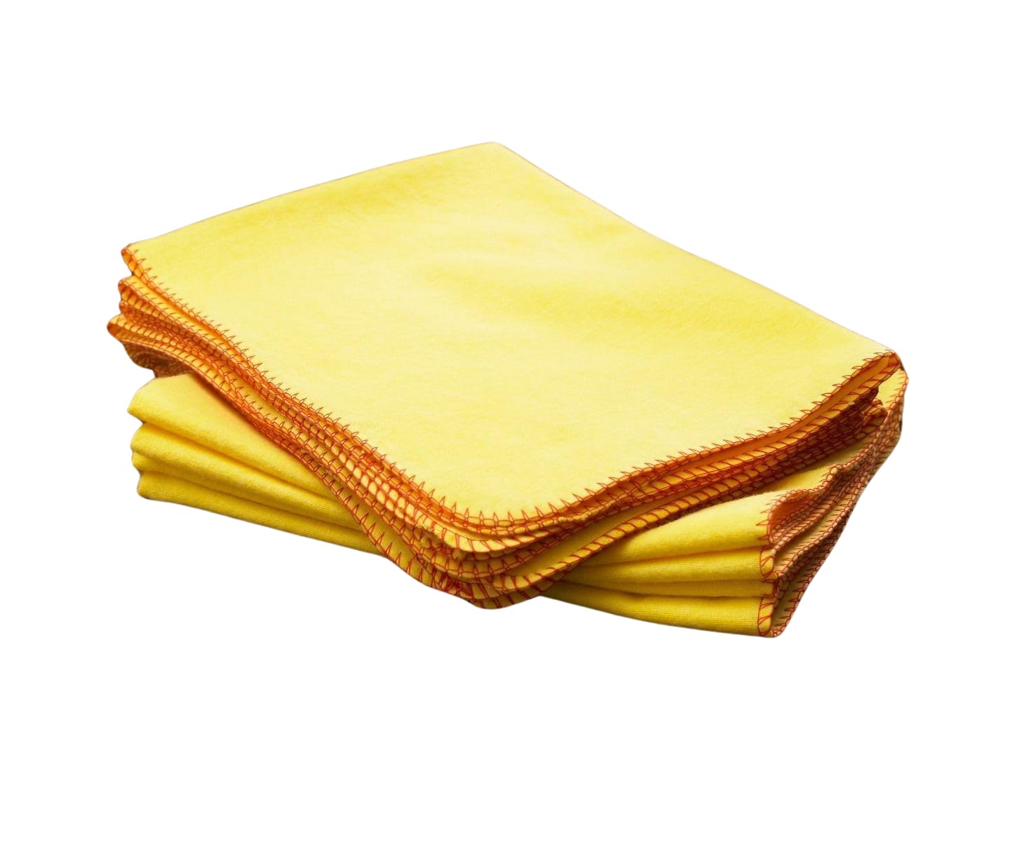 WCleen Yellow Duster, Pack of 4, Extra Large Size (65x45cm), 100% Cotton, Lint Free Cloths, Washable and Reusable. (B0CTTVY22D) Amazon Price History, Amazon Price Tracker