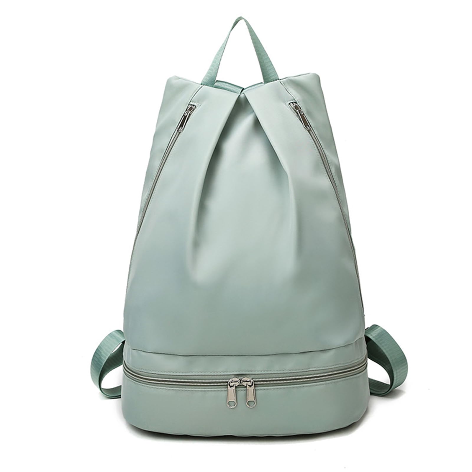 LXJLXD Gym Bag Dry Wet Swimming Backpack With Shoe Compartment Fashion Rucksack Casual Daypack For Women Men(Green)