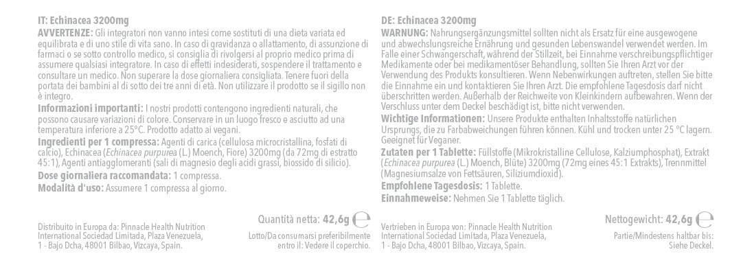 Echinacea 3200mg - 180 Tabletten - Geeignet für Veganer - Versorgung für 6 Monate - SimplySupplements