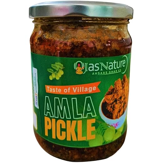 Ojas Amla Pickle - Preservative-Free 400g