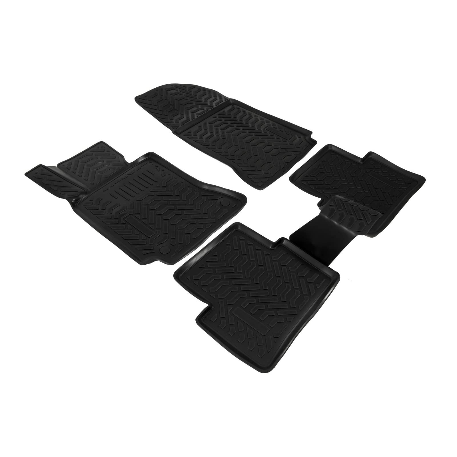 Omtec Otomotive Fußmatten Gummimatten 3D Antirutsch Für Mercedes E Klasse Gummi TPE Schwarz 4tlg Ab 36,99 € | Preisvergleich Bei