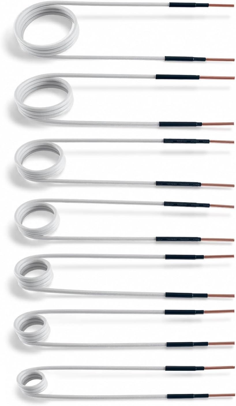 Induction Heater Coil Kit Includes 1×1.5cm 1×2.0cm 1×3.0cm 3PCS | for Electromagnetic Induction Heater Multiple Models, Rusty Nut Disassembly