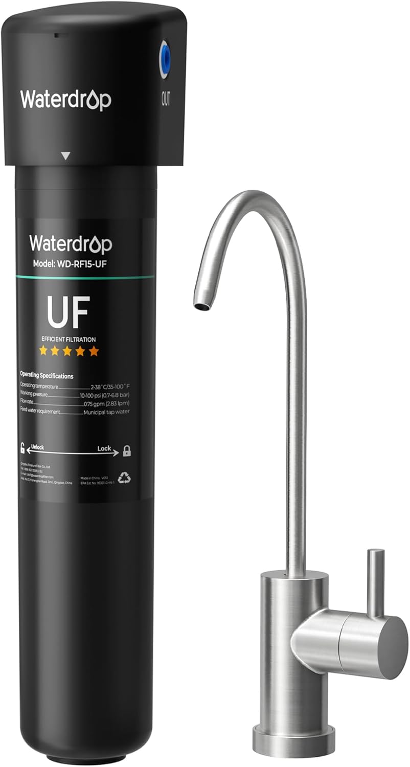 Waterdrop Under Sink Water Filter System with UF membrane