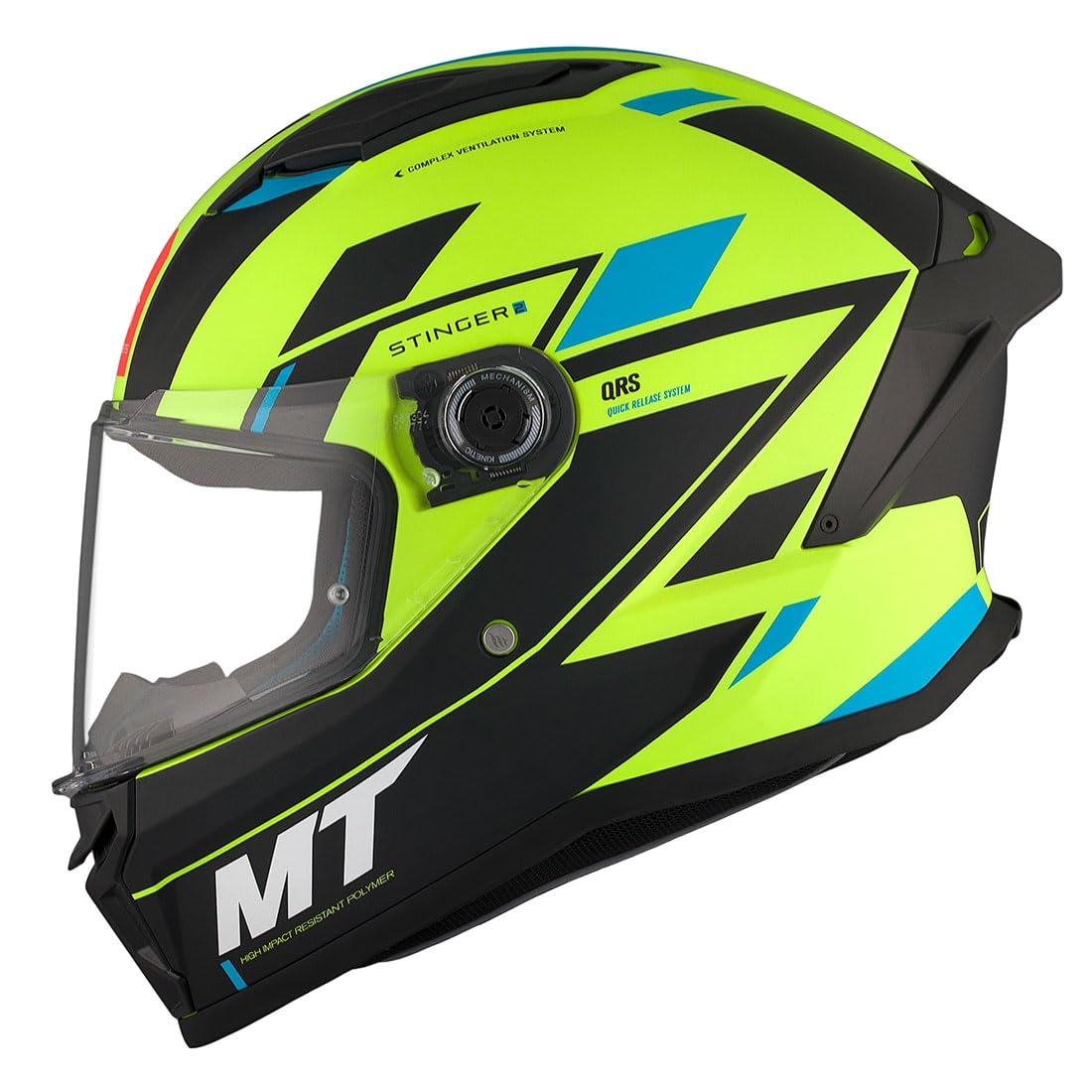 Casco Integral Stinger 2 ZIVZE C3 Verde Negro