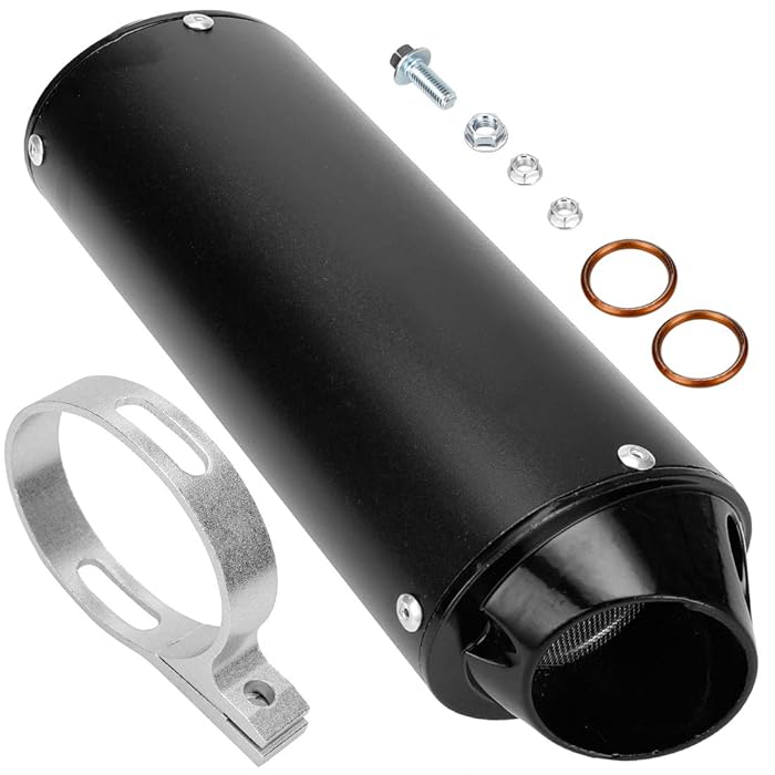 Buy FVRITO 28mm 1.1 inch Exhaust Muffler Silencer Pipe and Clamp Gasket