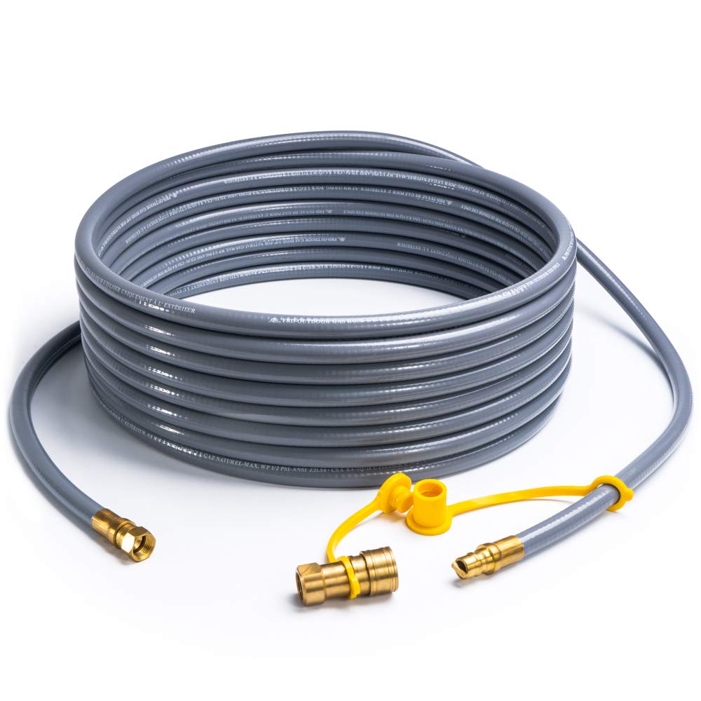 Buy SHINESTAR 36 Feet 3/8 Inch Natural Hose with Quick Connect Fitting