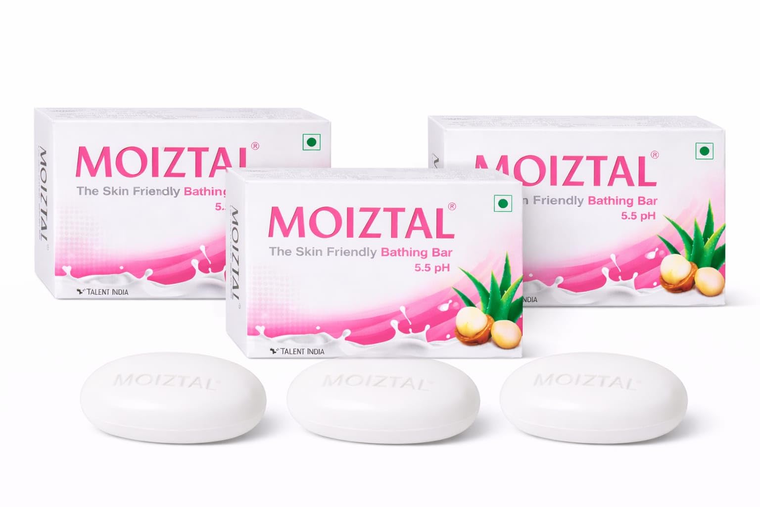 Moiztal Skin Friendly Bathing Bar, pH 5.5 Balanced, Aloe Vera & Shea Butter, Gentle & Mild, Dermatologist Tested, Sensitive Skin (Moiztal Soap (Pack of 3))-image-38