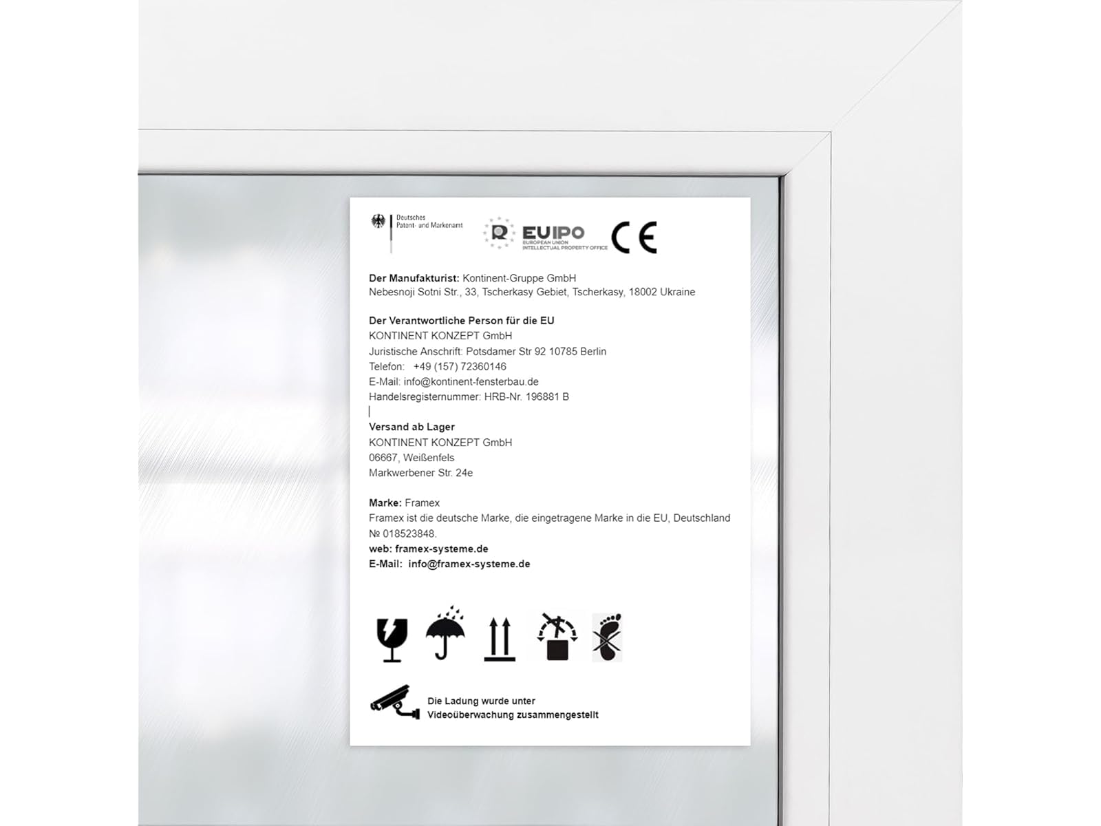 Finestra in PVC, a Ribalta e a Battente, Bianca, 100 x 60 cm (1000 x 600 mm), Vetro Singolo – Finestra in PVC con funzione di Ribalta e a Battente, per ventilazione, scantinati