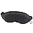 Lewis N. Clark Men\'s Travel Comfort Eye Mask with Adjustable Straps, Black, Single (505-Black)