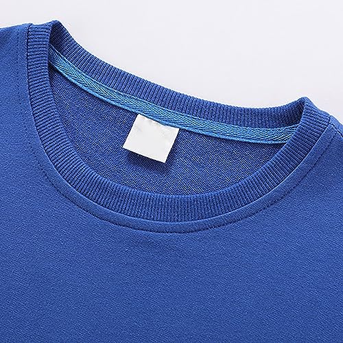 Unisex Boy's Girls Pullover Sweatshirt Winter Warm Sherpa Lined Crewneck Fleece Casual Winter Clothes Sweatshirts2