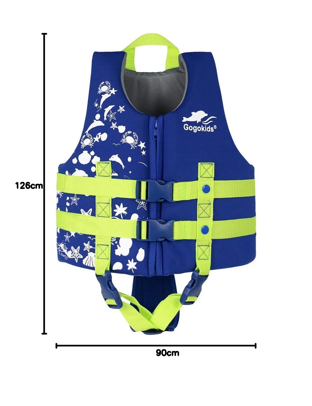 Gogokids Chaleco de Baño para Niñas Niños - Chaleco de Natación Ropa de Baño Traje de Flotación Natación Aprendizaje