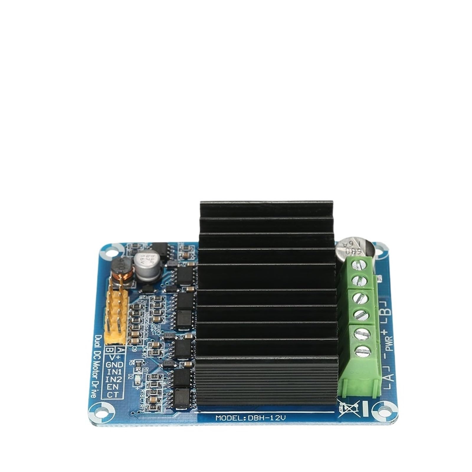 Controlador Reversible de velocidad del Motor de doble canal DC 5V-12V controlador de puente H módulo controlador de Motor controlador de placa de pan