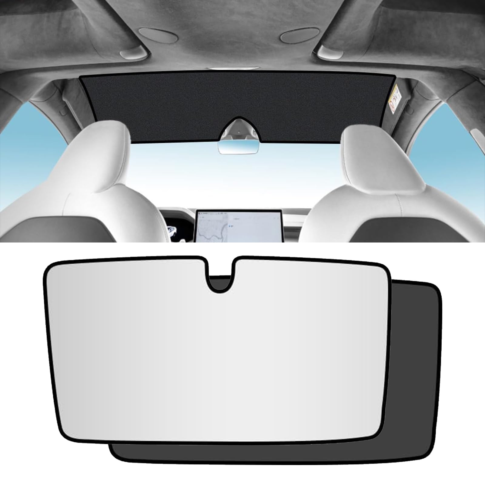 Photo 1 of KKTR-CAR Tesla Model X Sunshade Set