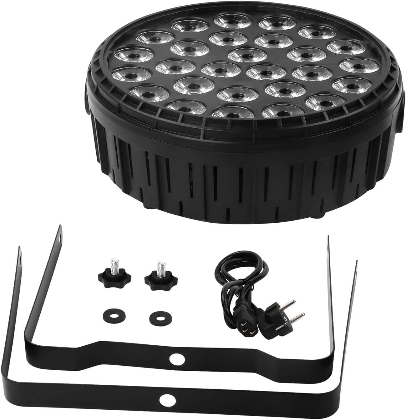 4er 216W LED Par Strahler Scheinwerfer, RGBW DMX512 4-in-1 Bühnenlicht Partylicht mit Fernbedienung Disco-Licht für Bühne DJ Show Bar Halloween Weihnachten- Deutsches Lager