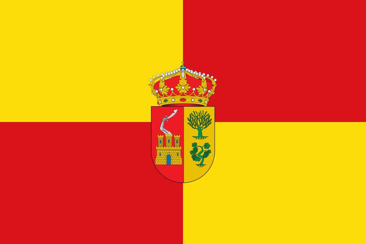 Drapeau Moclinejo Spain idéal pour décorer vos fêtes culturelles andalouses