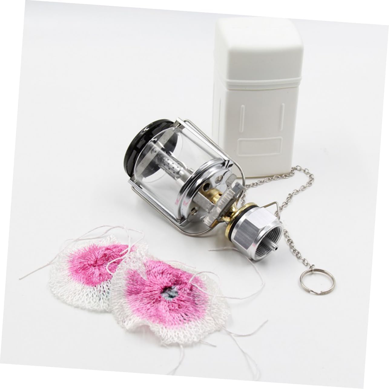 BESPORTBLE Portable Propane Gas Lantern Camping Light with Box and Cover Compact Outdoor Mapp Gas Lamp for Patio Garden Emergency and Hiking Use