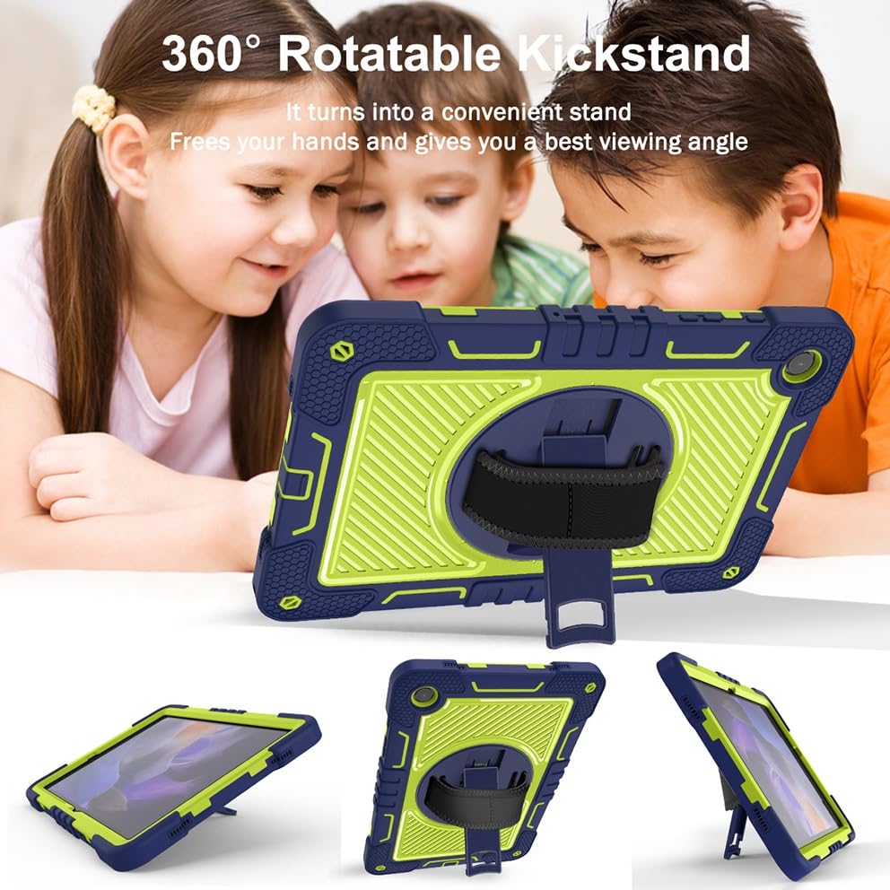 Custodia protettiva per tablet PC Galaxy Tab A9+ da 11 pollici, compatibile con Samsung Galaxy Tab A9 Plus (2023) SM-X210/SM-216/SM-X218 da 11 pollici, custodia protettiva antiurto con