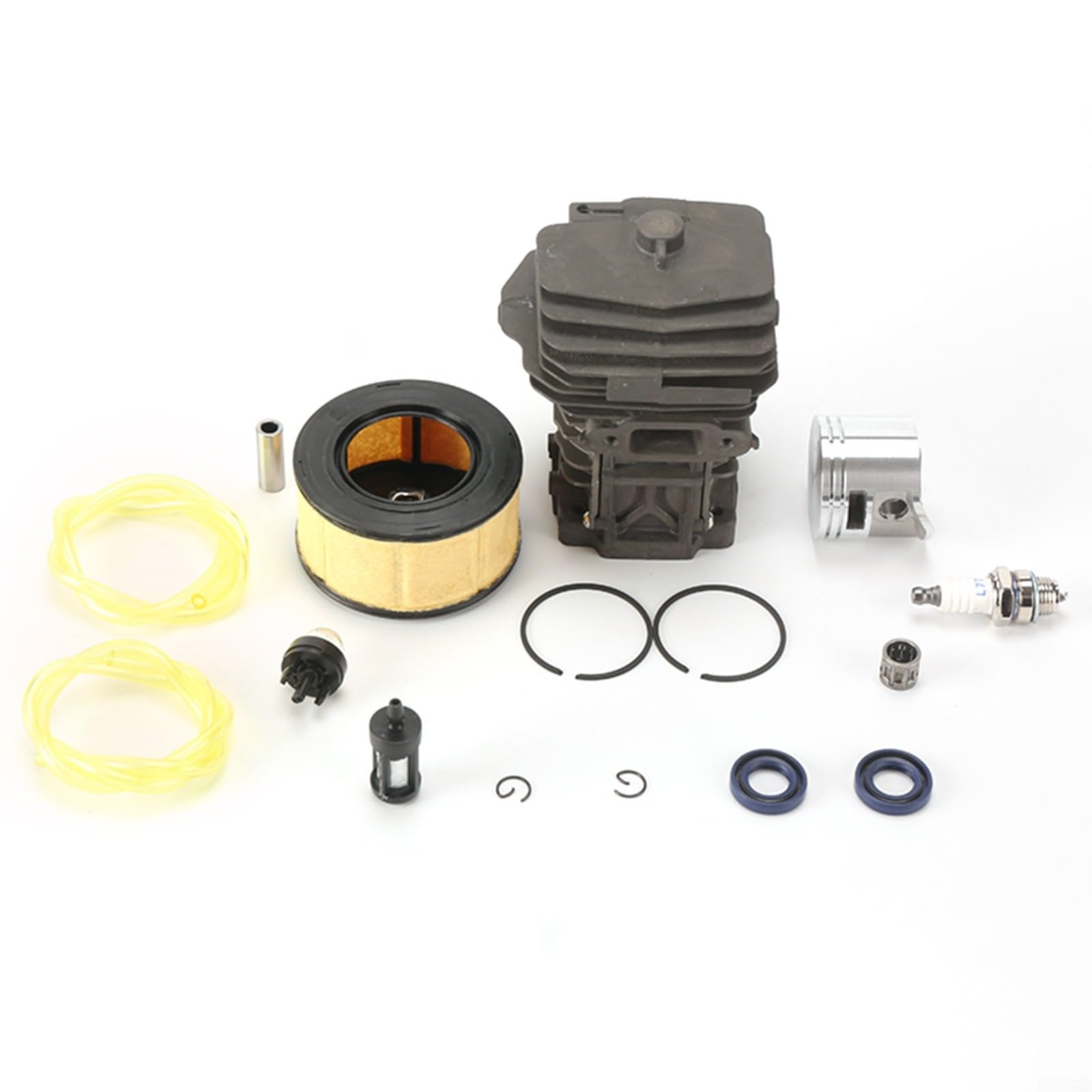 Kit de pistón de cilindro de motosierra para M 51 y para modelos MS 251, pieza de repuesto de 44 mm de diámetro
