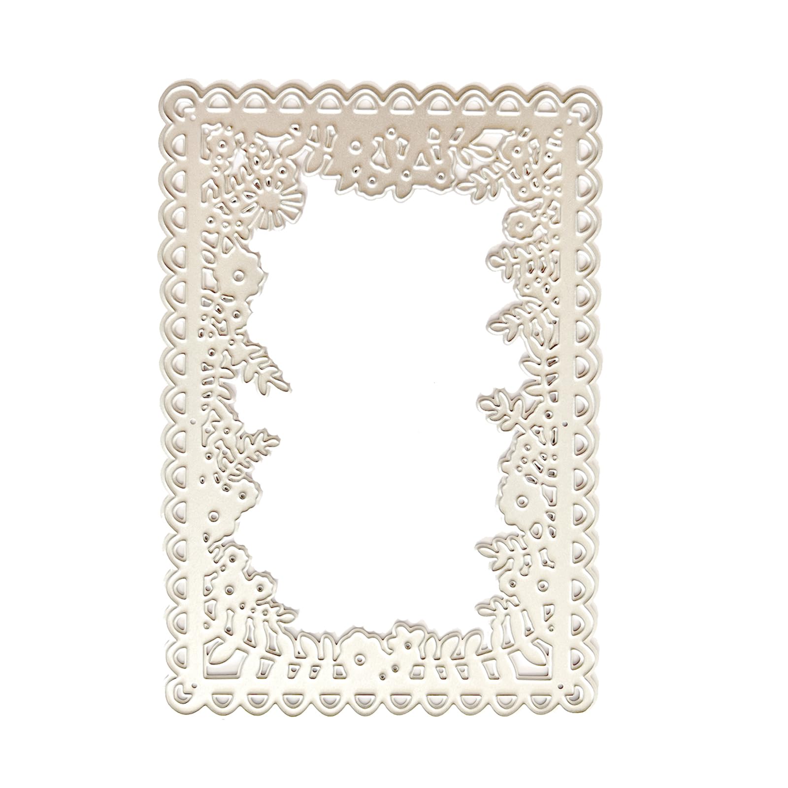 Yhplxyuus Frame Metal Cutting Dies Stencils for Scrapbooking Decorative Embossing Paper Cards Template Decor Die Cuts Metal Cutting Dies