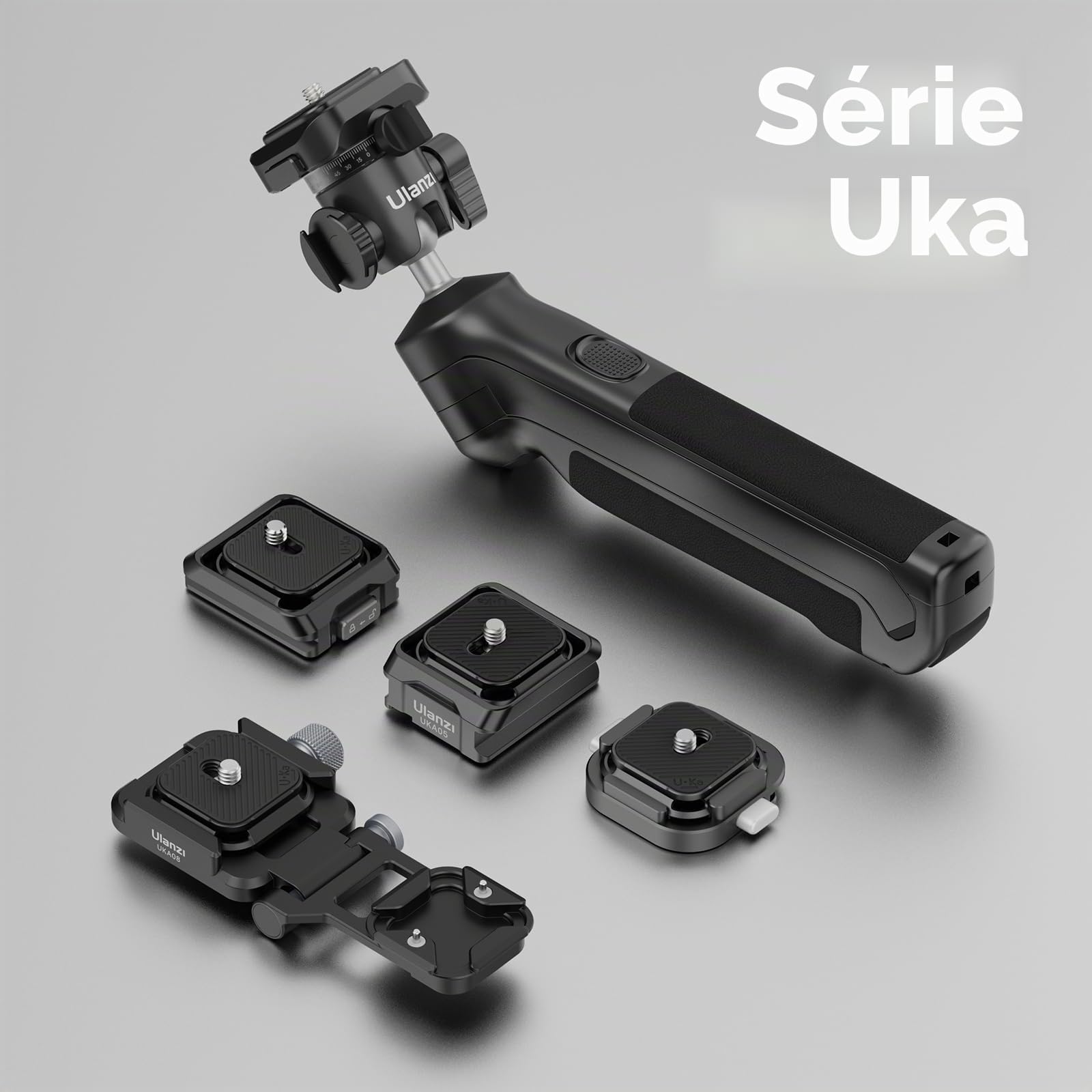 ULANZI Clip de sangle pour sac à dos d'appareil photo, avec système de déverrouillage rapide, compatible avec plaques UKA-QR, pour Sony, Nikon, Fuji, support pour caméra d'action DSLR, supporte