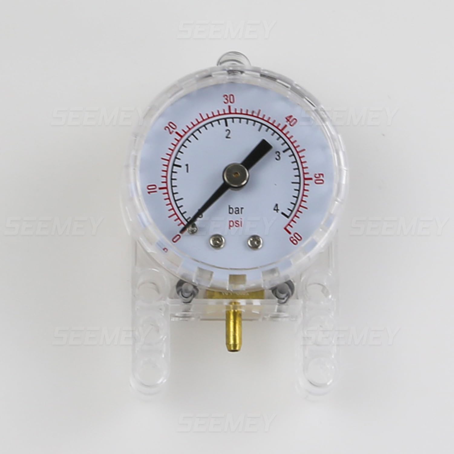 SEEMEYPneumatic-Parts Pneumatic-Pressure-Gauge-Manometer Compatible with mainbrands technic-Part-64065c01