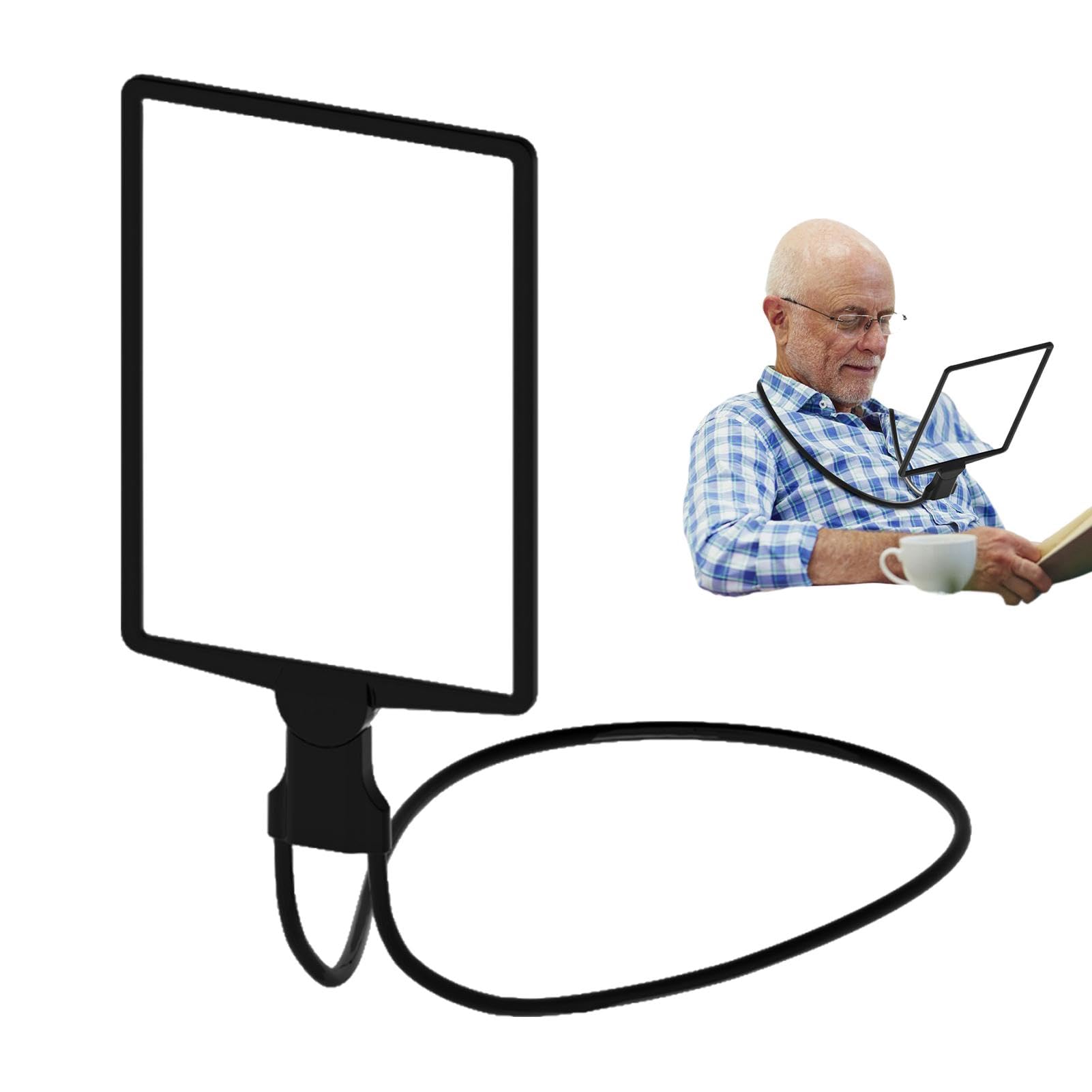 Loupe de cou pour livre en verre 3X, le cadeau utile pour grands-parents