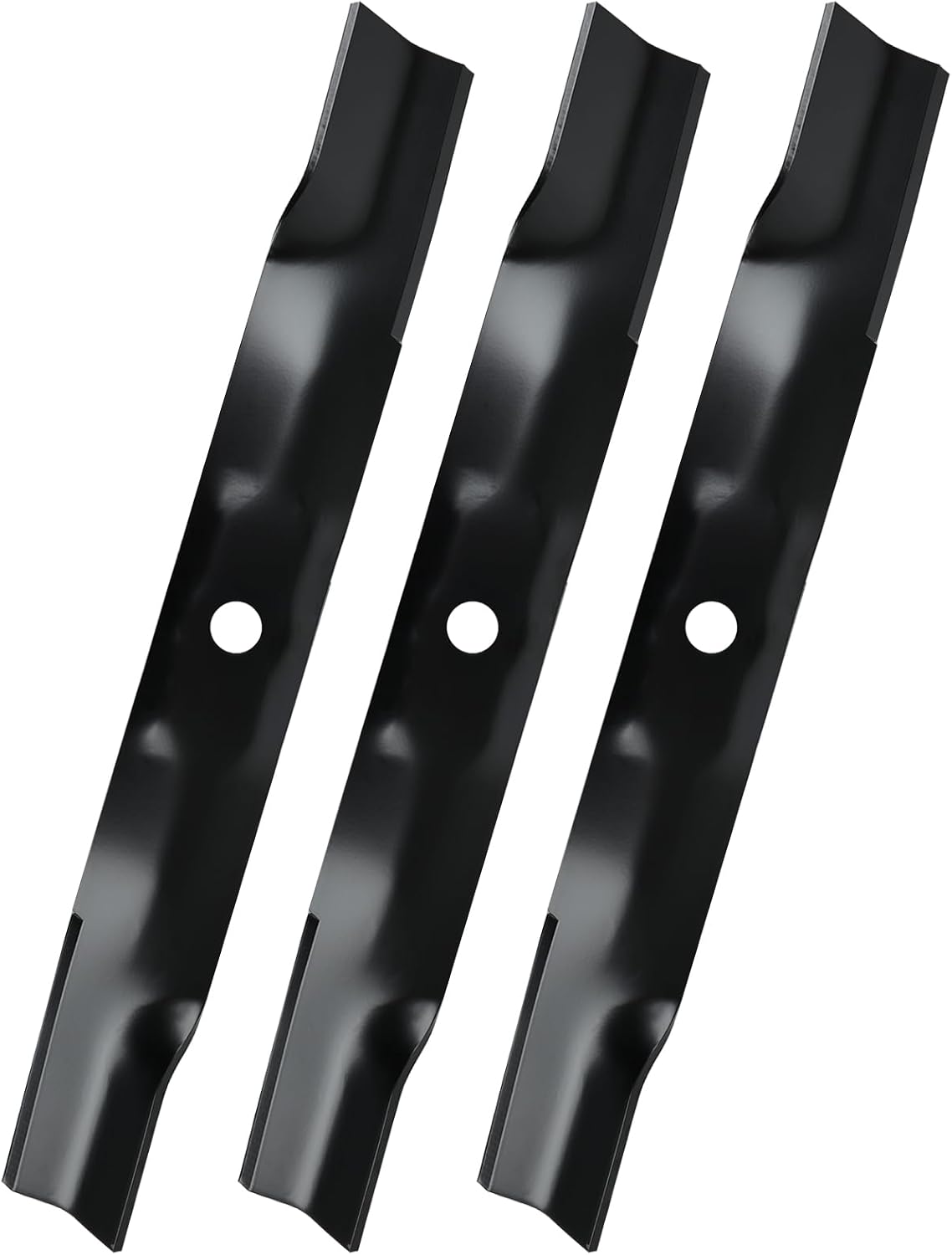 M158112 Mower Blade, Compatible with 62" Decks John Dee re Eztrak Z465, Z535M ZTrak, Z540M, 3 Pack